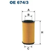 Image de Filtre À L'Huile Oe 674/3 Filtron Filtron Oe674/3 Hyundai;Kia