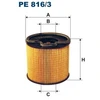 Image de Filtre À Carburant Filtron Pe816/3 Citroen;Fiat;Lancia;Peugeot;Suzuki