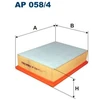 Image de Filtre À Air Ap 058/4 Filtron Filtron Ap058/4 Citroen;Peugeot