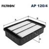 Image de Filtre À Air Ap 120/4 Filtron Filtron Ap120/4 Citroen;Mitsubishi;Peugeot