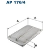 Image de Filtre À Air Ap 176/4 Filtron Filtron Ap176/4 Opel;Suzuki;Vauxhall