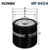Image de Filtre À L'Huile Op 643/4 Filtron Filtron Op643/4 Alfa Romeo;Dacia;Fiat;Jeep;Nissan;Opel;Renault;Smart;Suzuki;Vauxhall