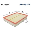 Image de Filtre À Air Ap 051/5 Filtron Filtron Ap051/5 Opel;Vauxhall