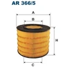 Image de Filtre À Air Ar 366/5 Filtron Filtron Ar366/5 Saab