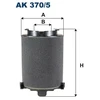 Image de Filtre À Air Ak 370/5 Filtron Filtron Ak370/5 Audi;Seat;Skoda;Volkswagen