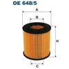 Image de Filtre À L'Huile Oe 648/5 Filtron Filtron Oe648/5 Alfa Romeo;Cadillac;Fiat;Opel;Saab;Suzuki;Vauxhall