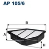 Image de Filtre À Air Ap 105/6 Filtron Filtron Ap105/6 Honda