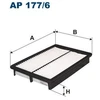 Image de Filtre À Air Ap 177/6 Filtron Filtron Ap177/6 Hyundai