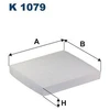 Image de Filtre Intérieur K 1079 Filtron Filtron K1079 Audi;Mercedes-Benz;Puch;Seat;Skoda;Volkswagen