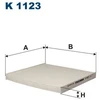 Image de Filtre Intérieur K 1123 Filtron Filtron K1123 Toyota