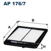 Image de Filtre À Air Ap 176/7 Filtron Filtron Ap176/7 Suzuki