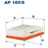 Image de Filtre À Air Ap 185/8 Filtron Filtron Ap185/8 Renault