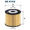 Image de Filtre À L'Huile Oe 674/8 Filtron Filtron Oe674/8 Hyundai;Kia