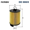 Image de Filtre À L'Huile Oe 688/8 Filtron Filtron Oe688/8 Audi