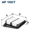 Image de Filtre À Air Ap 102/7 Filtron Filtron Ap102/7 Honda