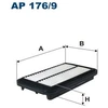 Image de Filtre À Air Ap 176/9 Filtron Filtron Ap176/9 Nissan;Suzuki