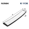 Image de Filtre Intérieur K 1136 Filtron Filtron K1136 Alpina;Bmw