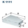 Image de Filtre Intérieur K 1111 Filtron Filtron K1111 Audi;Seat;Skoda;Volkswagen
