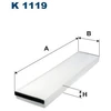 Image de Filtre Intérieur K 1119 Filtron Filtron K1119