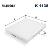 Image de Filtre Intérieur K 1138 Filtron Filtron K1138 Opel;Vauxhall