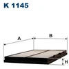 Image de Filtre Intérieur K 1145 Filtron Filtron K1145 Mg;Rover