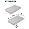Image de Filtre Intérieur K 1160-2x Filtron Filtron K11602x Alpina;Bmw