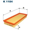 Image de Filtre Intérieur K 1184 Filtron Filtron K1184
