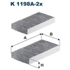 Image de Filtre Intérieur K 1198a-2x Filtron Filtron K1198a2x Honda