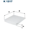 Image de Filtre Intérieur K 1217 Filtron Filtron K1217 Infiniti;Nissan;Subaru