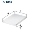 Image de Filtre Intérieur K 1245 Filtron Filtron K1245 Hyundai;Kia