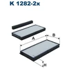 Image de Filtre Intérieur K 1282-2x Filtron Filtron K12822x Kia