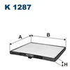 Image de Filtre Intérieur K 1287 Filtron Filtron K1287 Hyundai;Kia