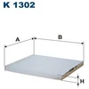 Image de Filtre Intérieur K 1302 Filtron Filtron K1302 Nissan