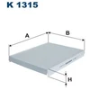 Image de Filtre Intérieur K 1315 Filtron Filtron K1315 Hyundai