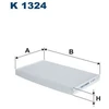 Image de Filtre Intérieur K 1324 Filtron Filtron K1324 Nissan