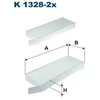 Image de Filtre Intérieur K 1328-2x Filtron Filtron K13282x Citroen;Ds;Opel;Peugeot