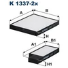 Image de Filtre Intérieur K 1337-2x Filtron Filtron K13372x Hyundai;Kia