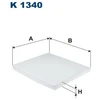 Image de Filtre Intérieur K 1340 Filtron Filtron K1340 Hyundai;Kia