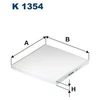 Image de Filtre Intérieur K 1354 Filtron Filtron K1354 Nissan