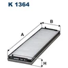 Image de Filtre Intérieur K 1364 Filtron Filtron K1364