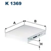 Image de Filtre Intérieur K 1369 Filtron Filtron K1369 Suzuki
