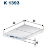 Image de Filtre Intérieur K 1393 Filtron Filtron K1393
