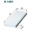 Image de Filtre Intérieur K 1401 Filtron Filtron K1401