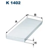 Image de Filtre Intérieur K 1402 Filtron Filtron K1402