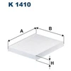 Image de Filtre Intérieur K 1410 Filtron Filtron K1410 Suzuki