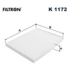 Image de Filtre Intérieur K 1172 Filtron Filtron K1172 Abarth;Alfa Romeo;Citroen;Fiat;Opel;Peugeot;Vauxhall