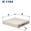 Image de Filtre Intérieur K 1164 Filtron Filtron K1164 Honda