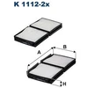 Image de Filtre Intérieur K 1112-2x Filtron Filtron K11122x Mazda