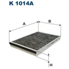 Image de Filtre Intérieur K 1014a Filtron Filtron K1014a Opel;Vauxhall