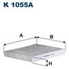 Image de Filtre Intérieur K 1055a Filtron Filtron K1055a Chevrolet;Opel;Vauxhall